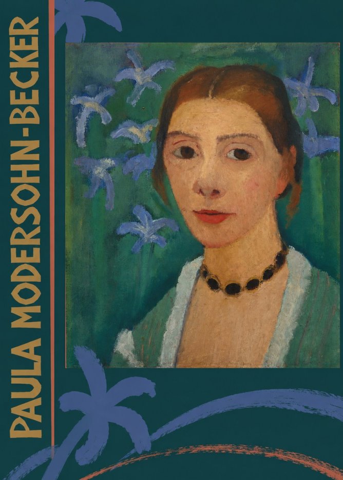 Paula Modersohn-Becker Self-portrait with Blue Flowers No2 - Poster