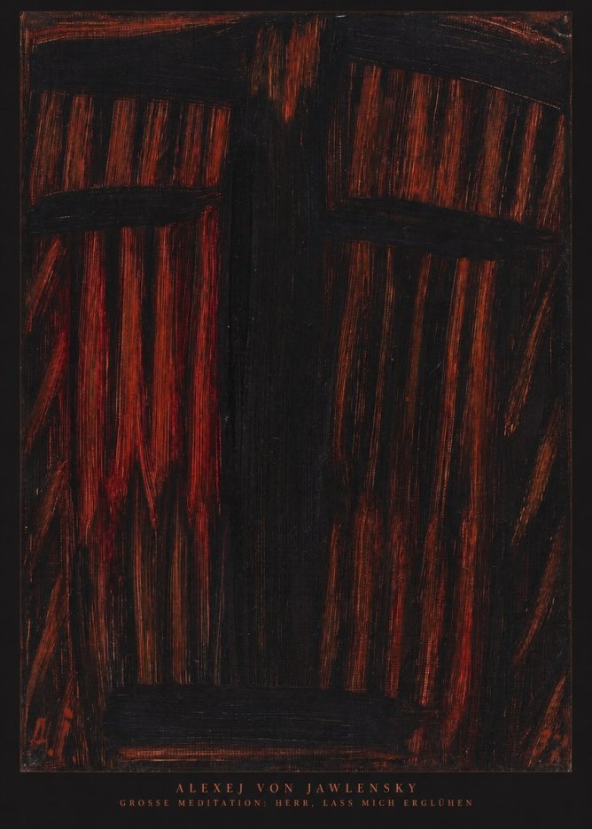 Alexej von Jawlensky Grosse Meditation: Herr, Lass Mich Erglühen No6 - Poster