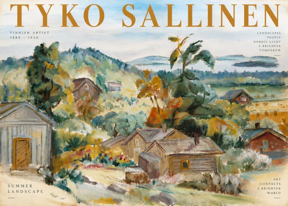 Tyko Sallinen Summer Landscape No6 - Poster