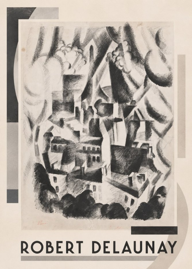 Robert Delaunay Vue Sur La Ville No1 - Poster