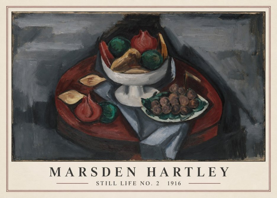 Marsden Hartley Still Life No. 2 No3 - Poster