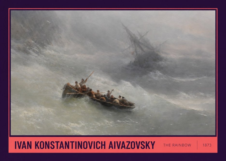 Ivan Konstantinovich Aivazovsky The Rainbow No6 - Poster