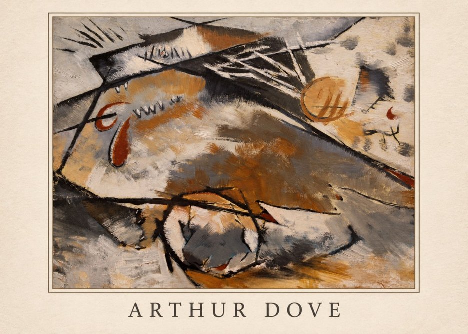 Arthur Dove Pagan Philosophy No3 - Poster