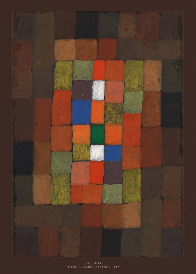 Paul Klee Static-dynamic Gradation No6 - Poster