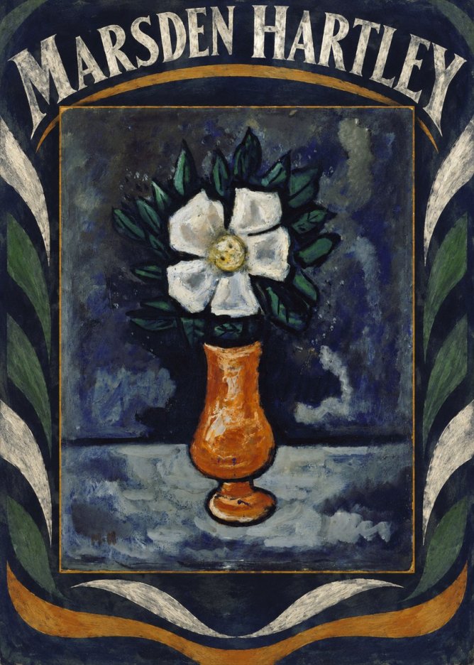 Marsden Hartley Flower in Vase No4 - Poster