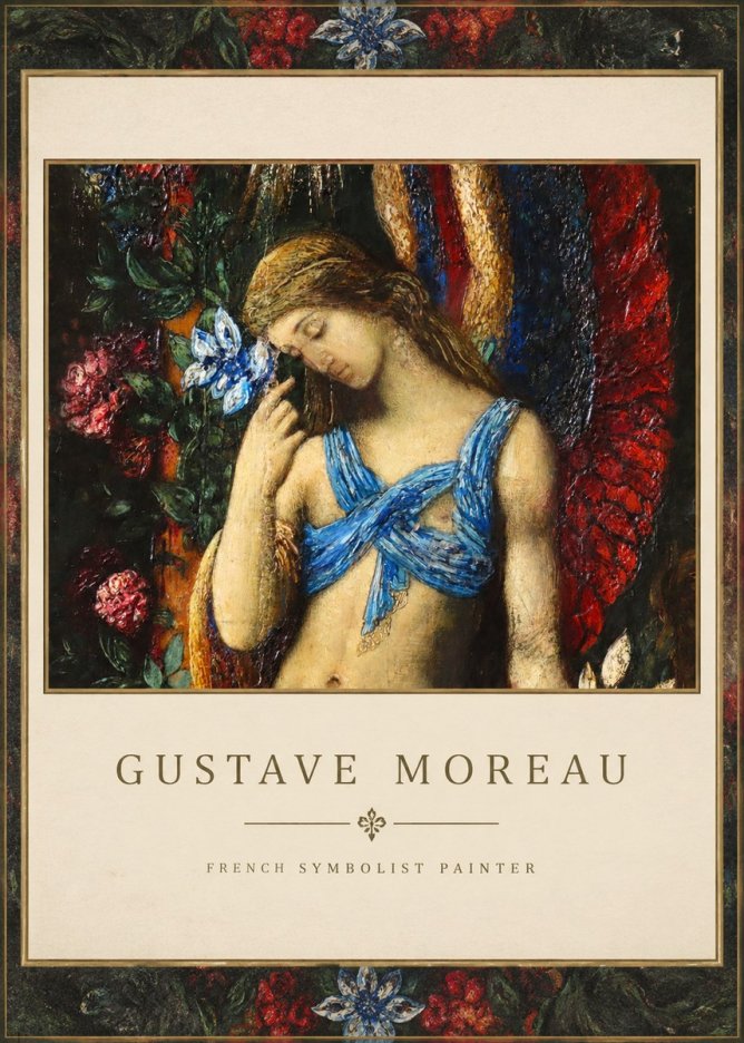 Gustave Moreau The Angel of Death No1 - Poster