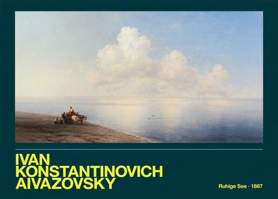 Ivan Konstantinovich Aivazovsky Ruhige See No4 - Poster