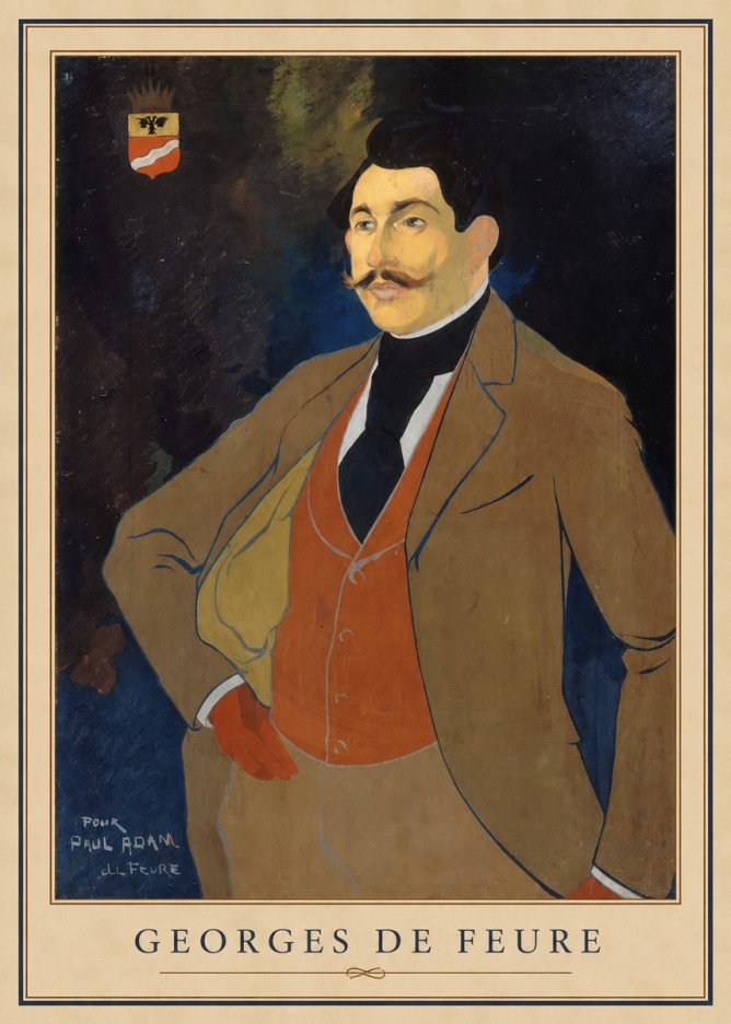 Georges de Feure Portrait De Paul Adam No4 - Poster