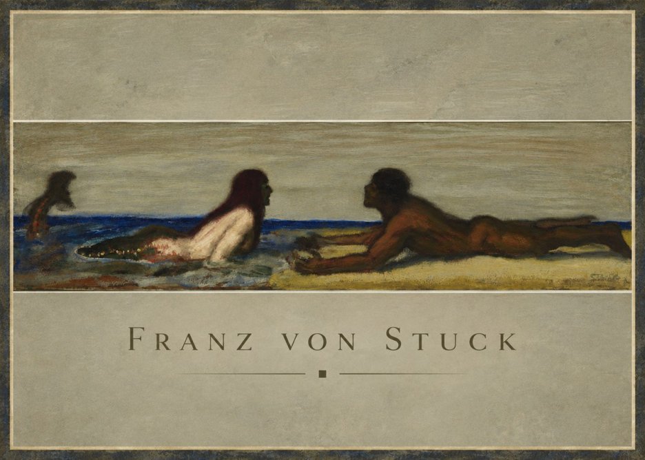 Franz von Stuck Mermaids No2 - Poster