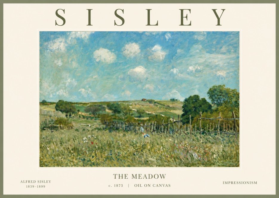 Sisley The Meadow No5 - Poster