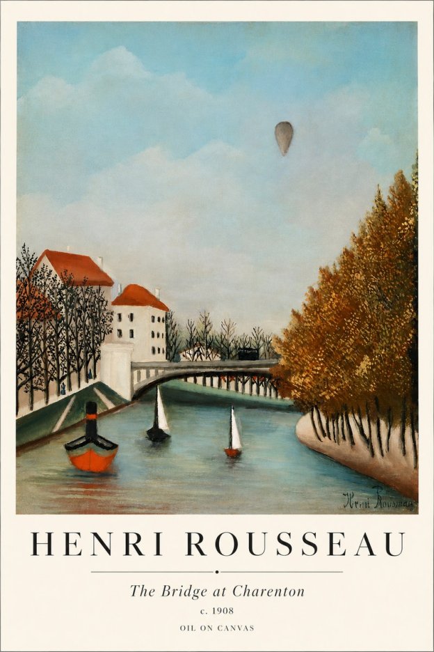 Rousseau The Bridge at Sevres No3 - Poster