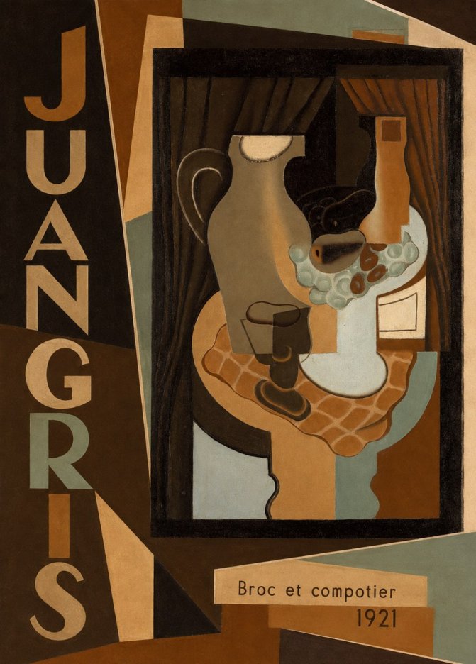 Juan Gris Broc Et Compotier No2 - Poster
