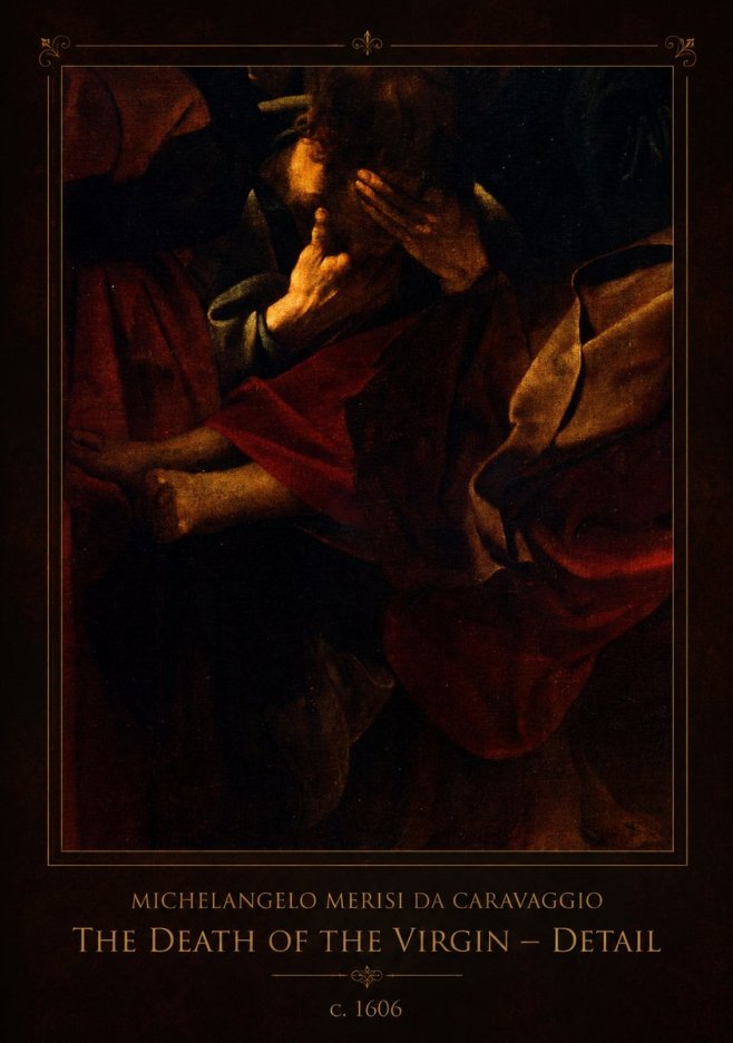 Michelangelo Merisi da Caravaggio The Death of the Virgin – Detail No1 - Poster
