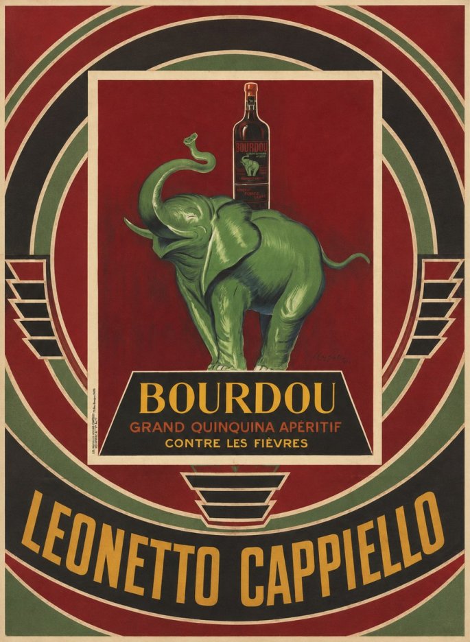 Leonetto Cappiello Bourdou No4 - Poster
