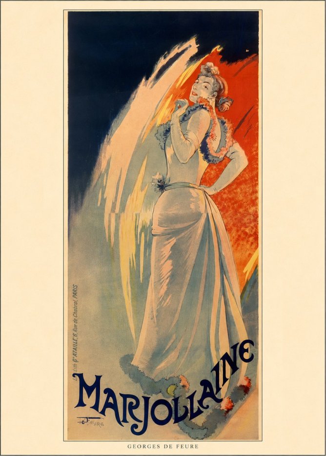 Georges de Feure Marjolaine No6 - Poster