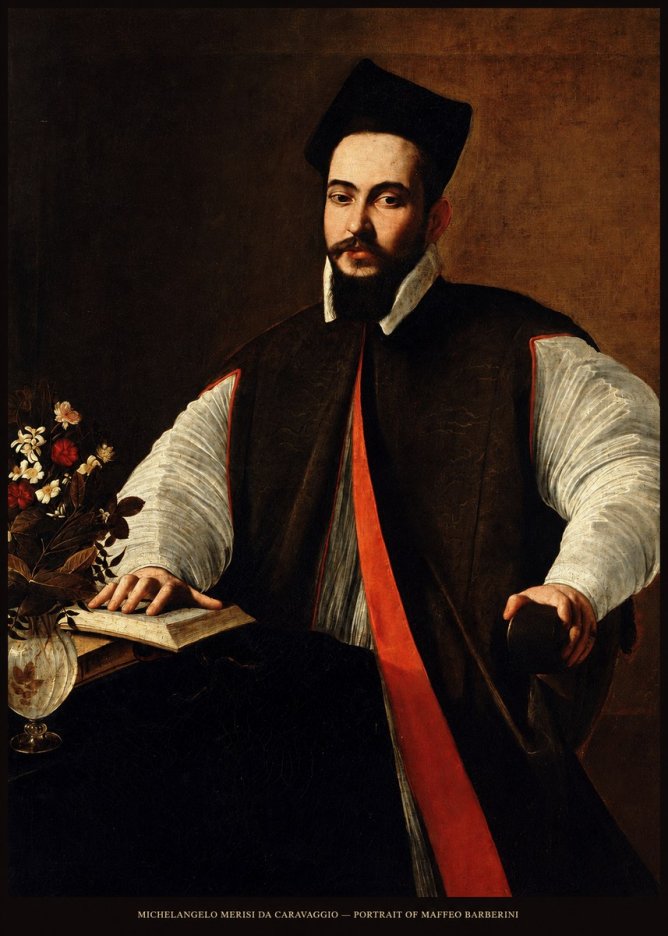 Michelangelo Merisi da Caravaggio Portrait of Maffeo Barberini No5 - Poster