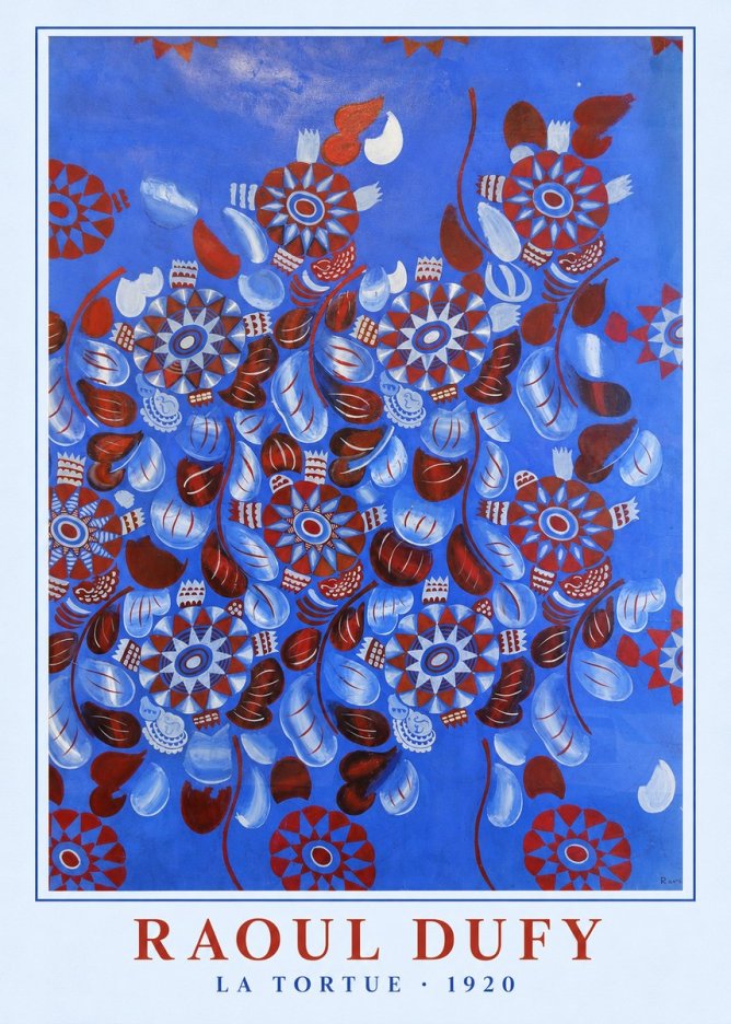 Raoul Dufy La Tortue No2 - Poster