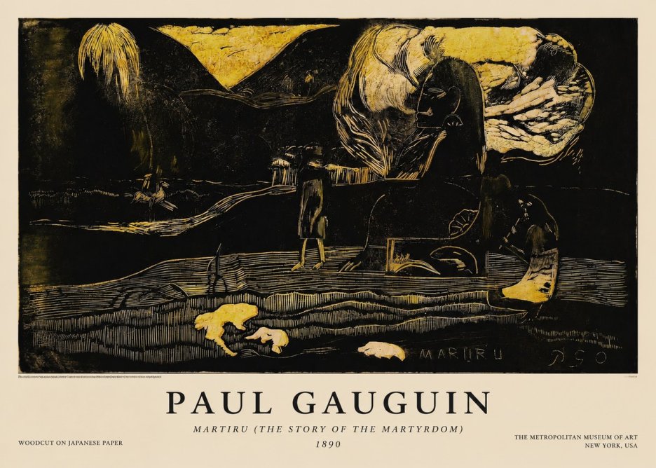 Paul Gauguin Mairit U No5 - Poster