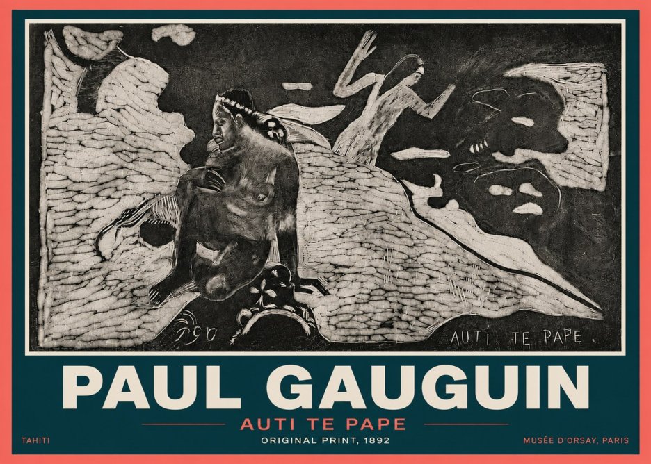 Paul Gauguin Auti Te Pape No6 - Poster