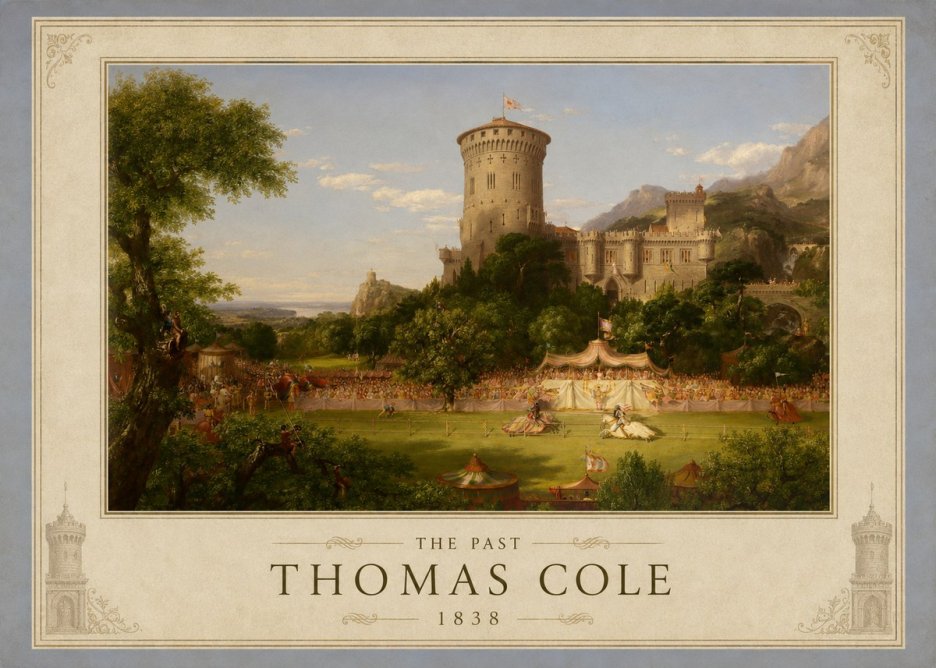 Thomas Cole The Past No1 - Poster