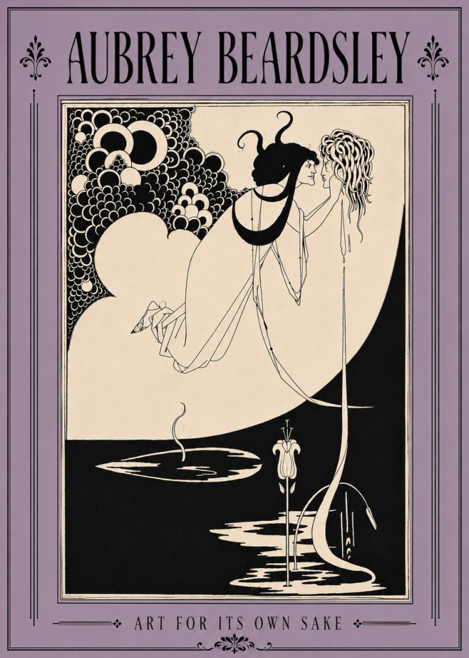 Aubrey Beardsley Art for Its Own Sake No6 - Poster
