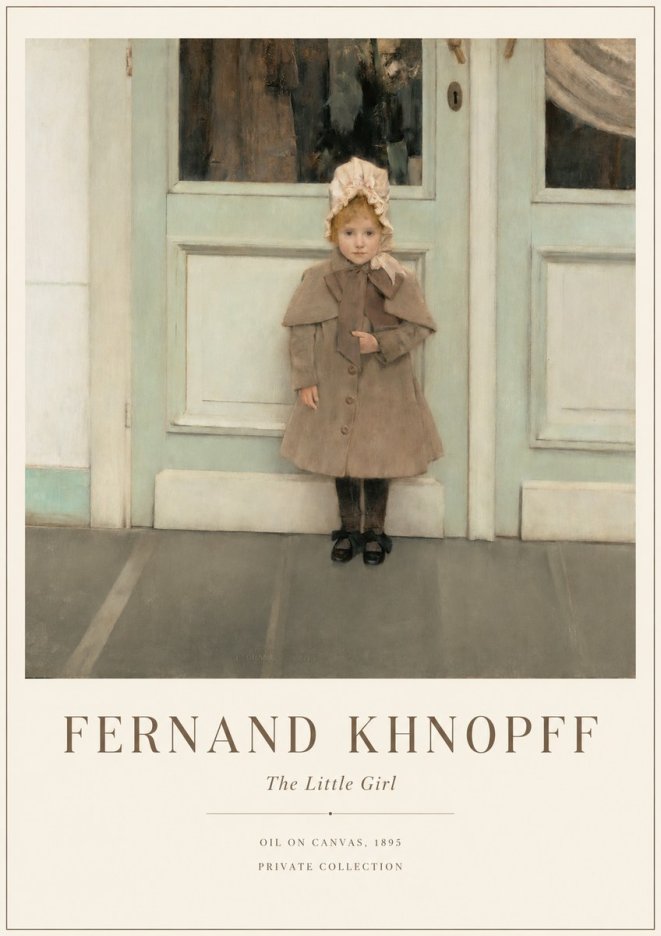Fernand Khnopff The Little Girl No1 - Poster