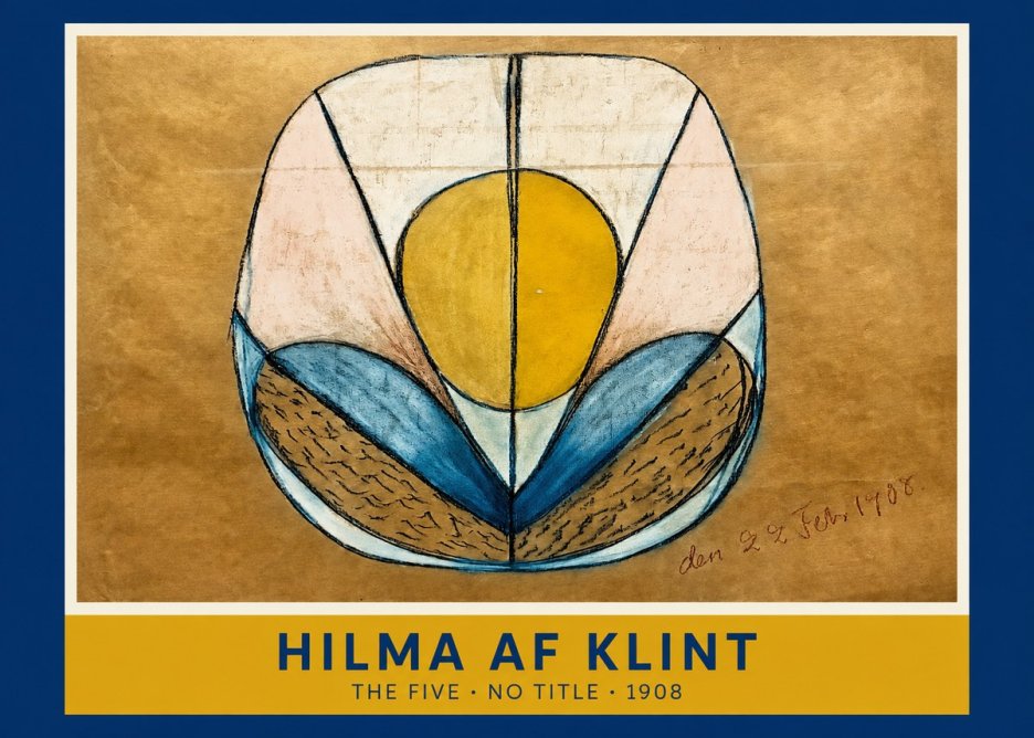 Hilma af Klint The Five - No Title No1 - Poster