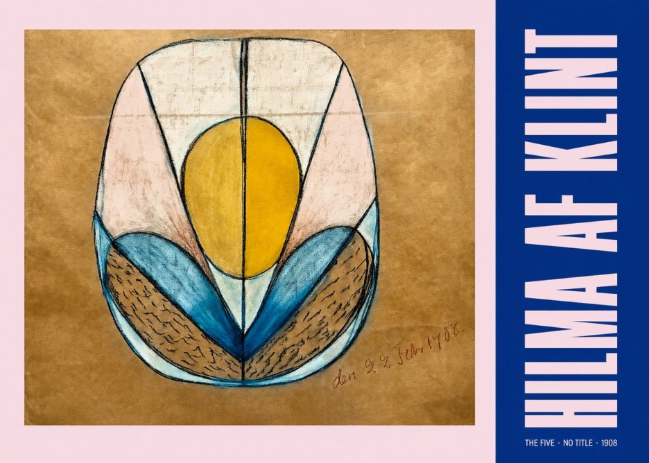 Hilma af Klint The Five - No Title No2 - Poster