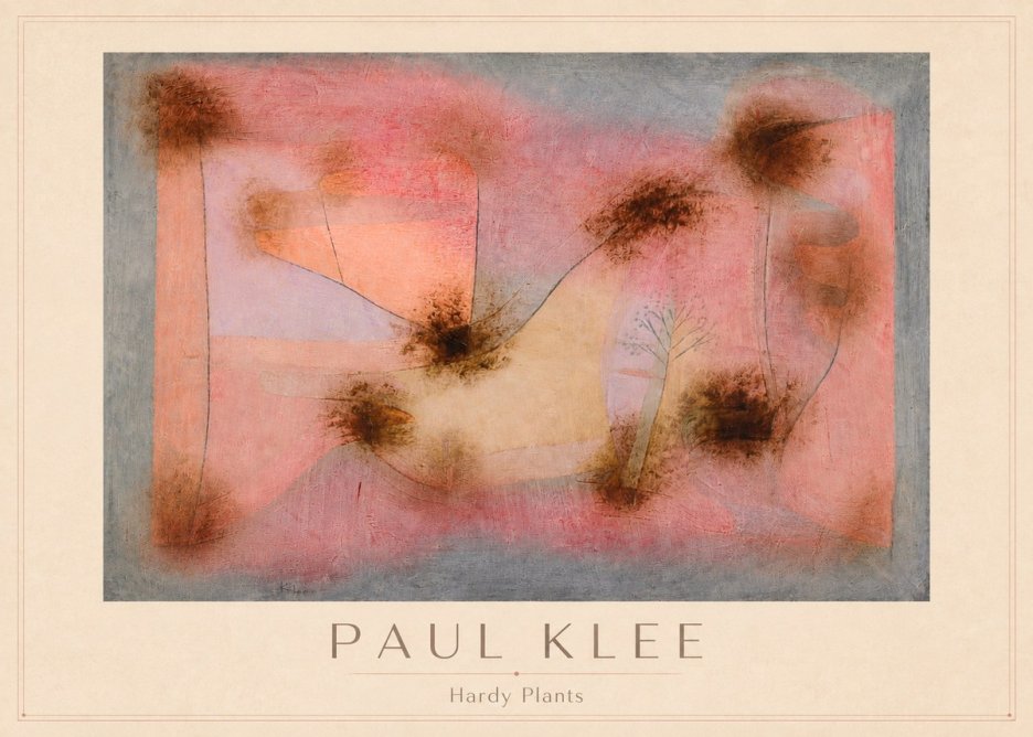 Paul Klee Hardy Plants I No3 - Poster