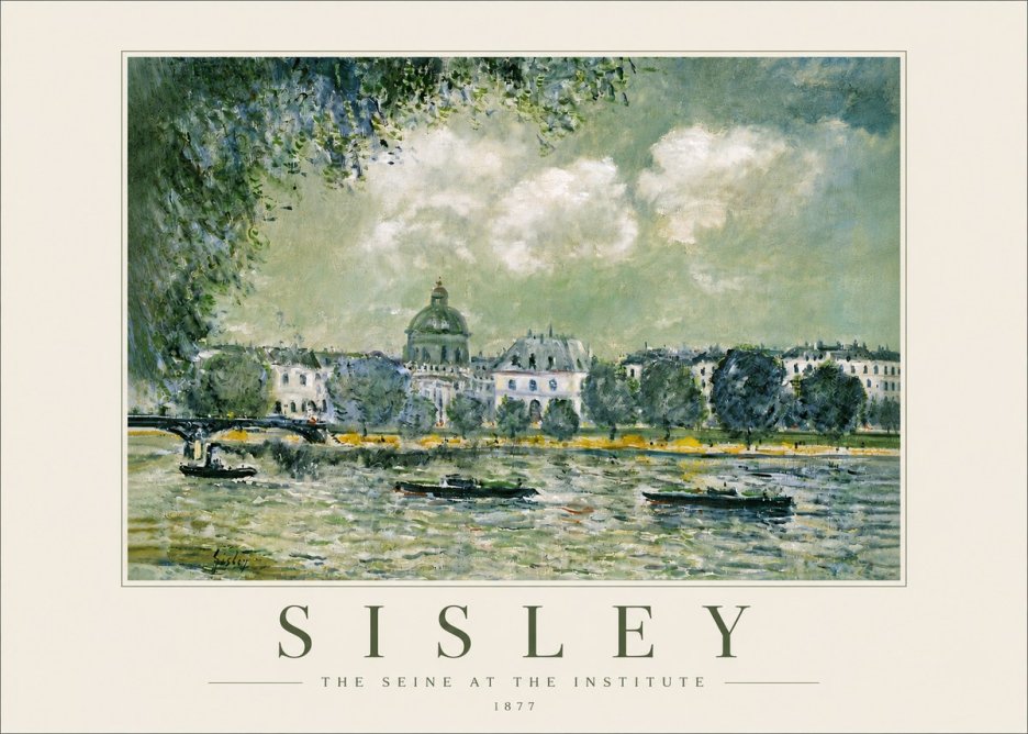 Sisley The Seine at the Institute No4 - Poster
