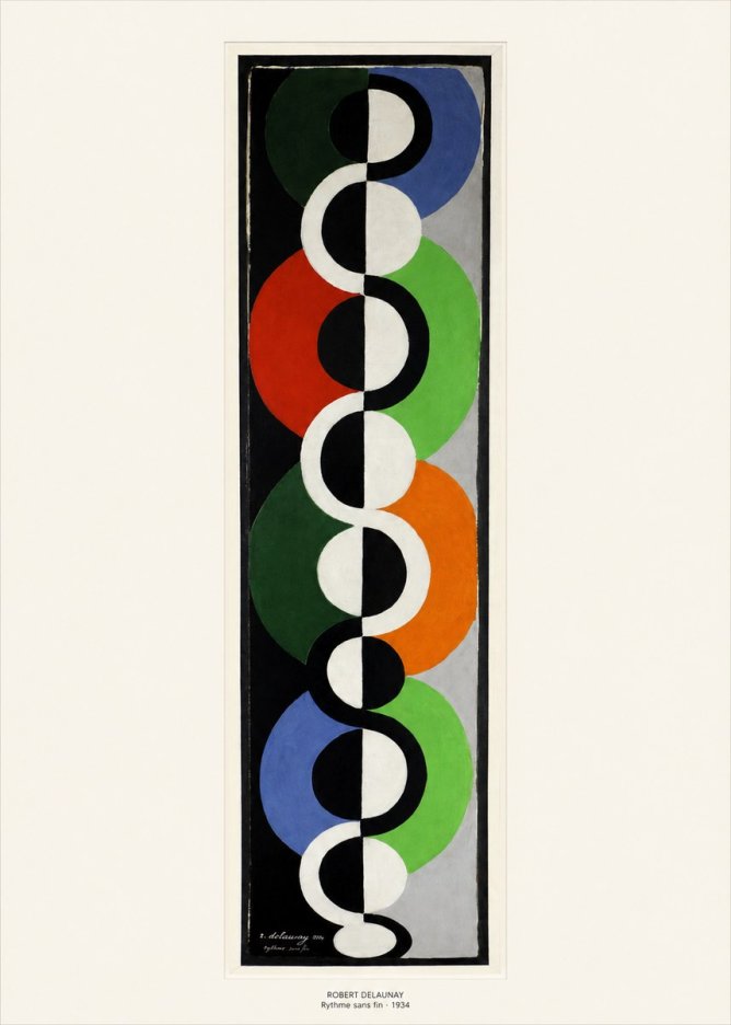 Robert Delaunay Rythme Sans Fin I No6 - Poster