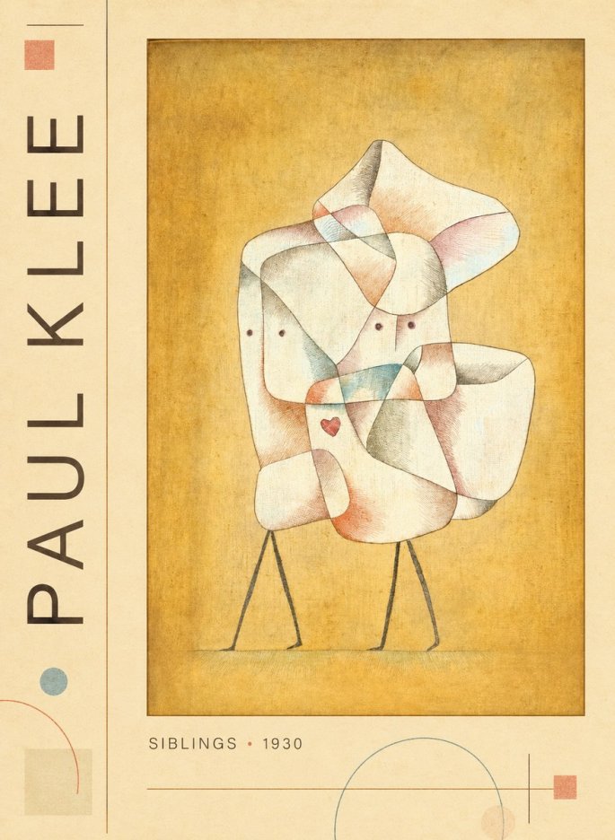 Paul Klee Siblings No2 - Poster