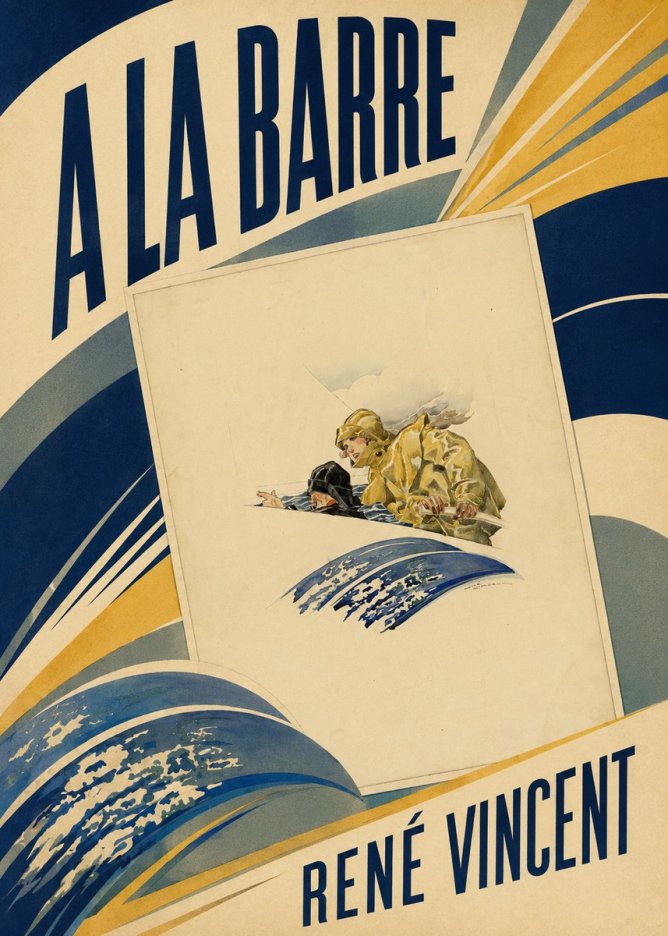 René Vincent A La Barre No5 - Poster
