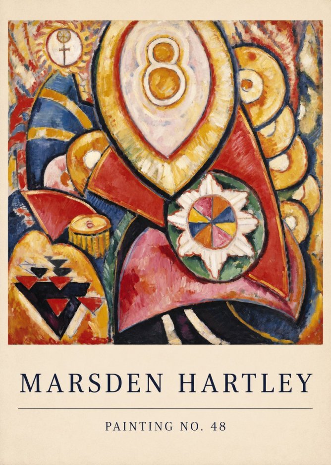 Marsden Hartley Painting No. 48 No6 - Poster
