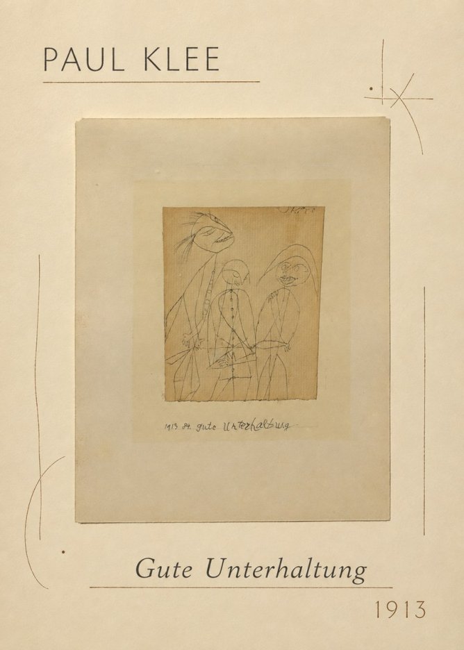 Paul Klee Gute Unterhaltung No1 - Poster