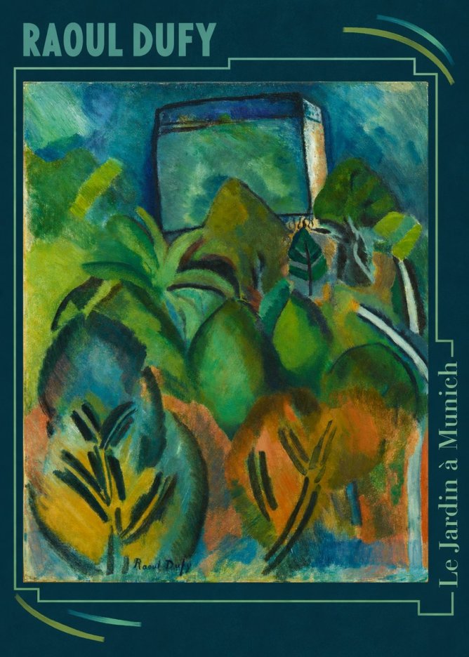 Raoul Dufy Le Jardin À Munich No6 - Poster