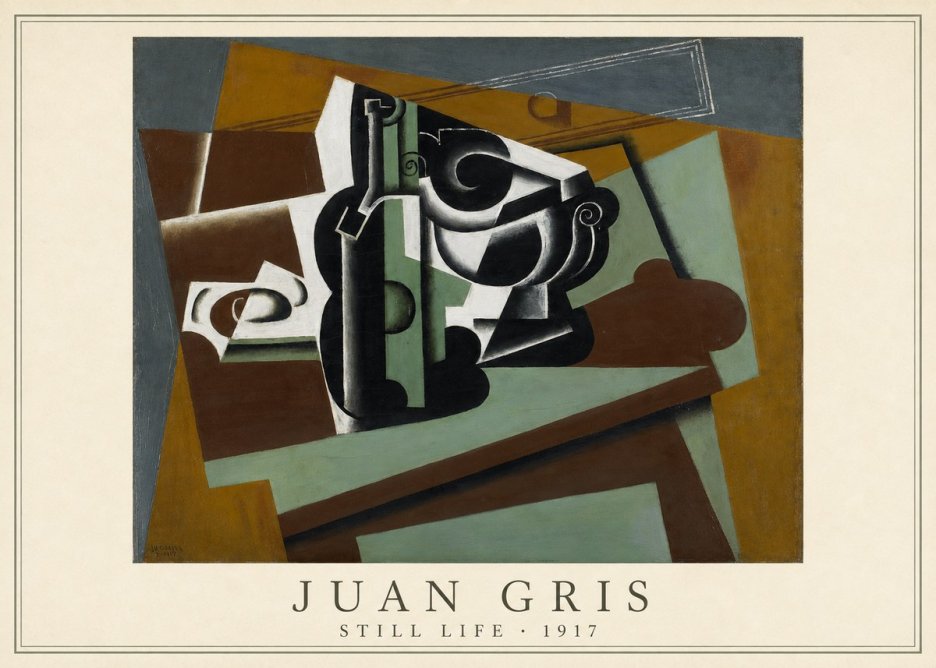 Juan Gris Still Life I No4 - Poster
