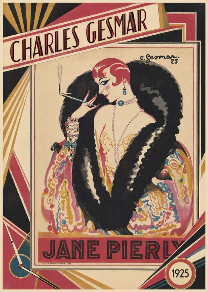 Charles Gesmar Jane Pierly No5 - Poster