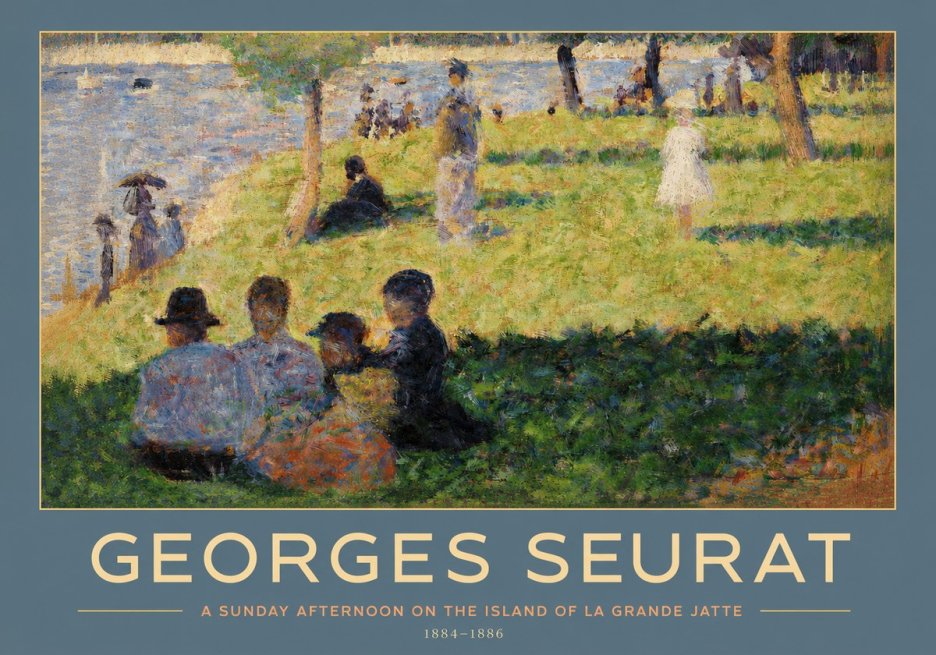 Seurat A Sunday Afternoon on the Island of La Grande Jatte IV No2 - Poster