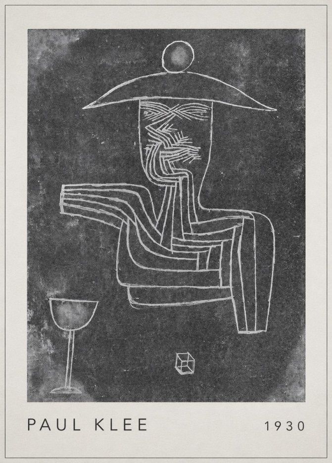 Paul Klee Figure of a Seer No6 - Poster