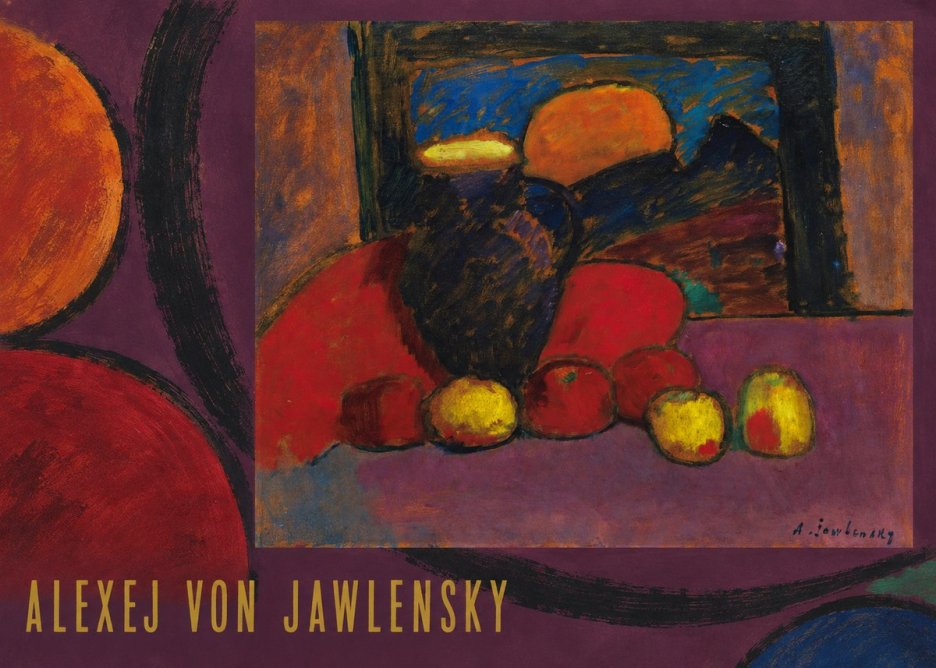 Alexej von Jawlensky Still Life with Vase and Fruit No6 - Poster
