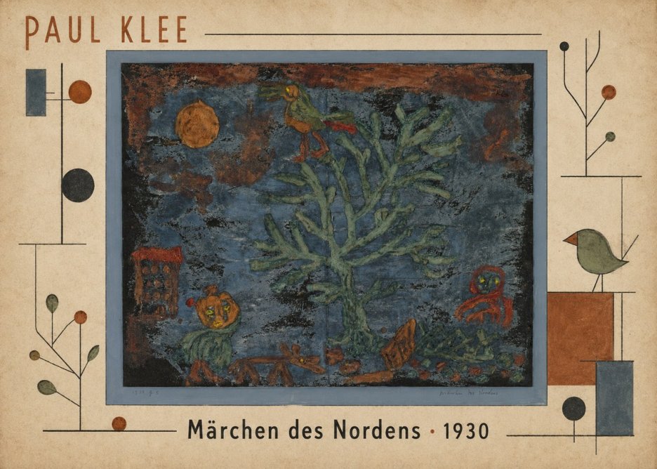 Paul Klee Märchen Des Nordens No5 - Poster