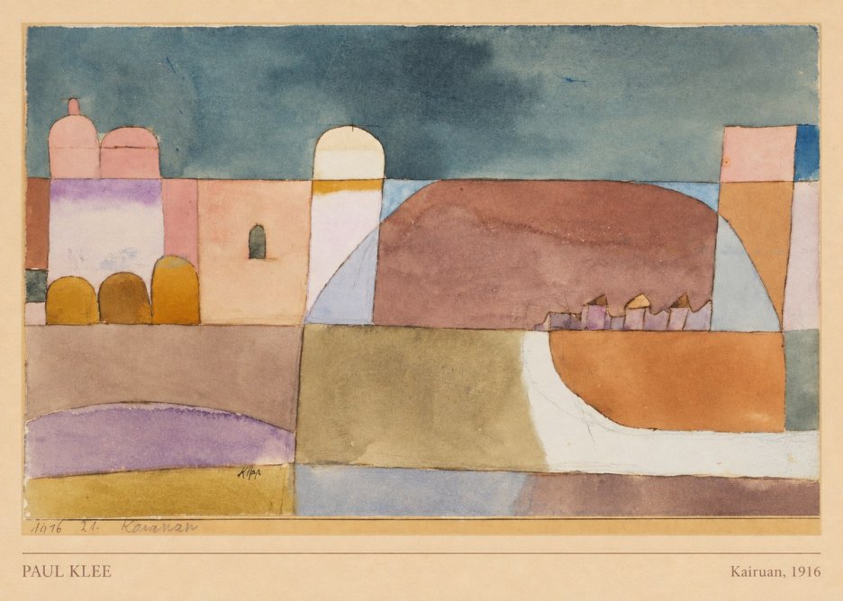 Paul Klee Kairuan, 1916 No5 - Poster