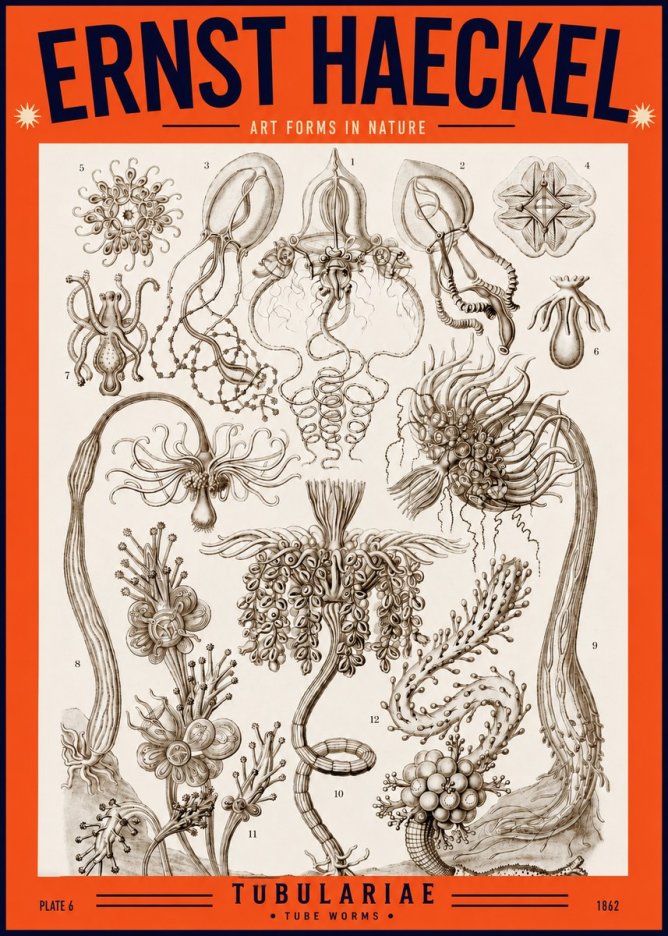 Ernst Haeckel Tubulariae No2 - Poster