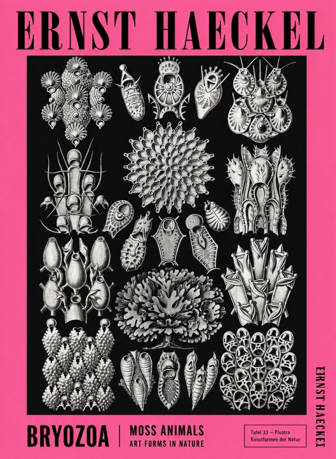 Ernst Haeckel Bryozoa No4 - Poster