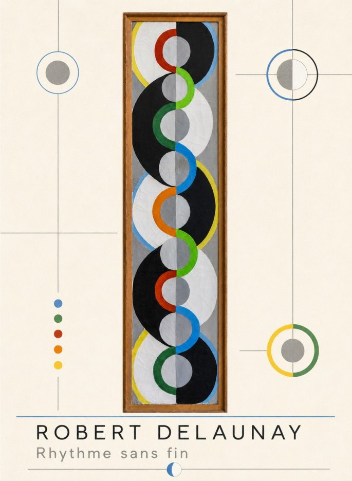 Robert Delaunay Rythme Sans Fin II No3 - Poster