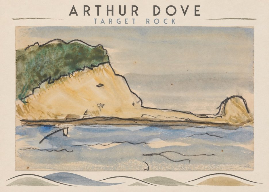 Arthur Dove Target Rock No6 - Poster