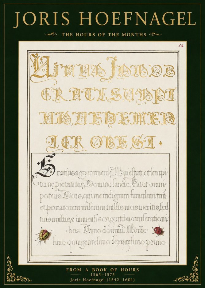 Joris Hoefnagel Gratias Tibi Agimus No2 - Poster