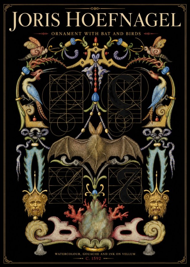 Joris Hoefnagel The Four Elements I No6 - Poster