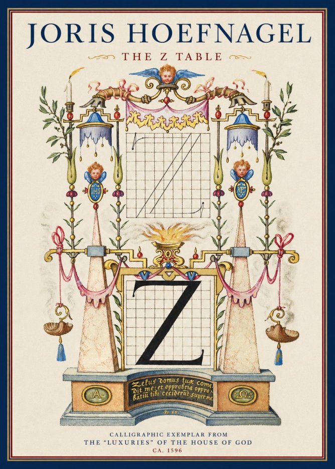 Joris Hoefnagel The Z Table No1 - Poster